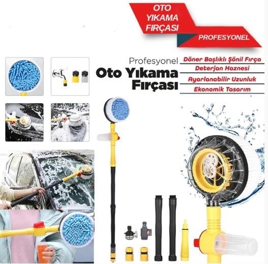 OTO YIKAMA FIRÇASI MOP SAPLI PROFESYONEL KOD:0922559