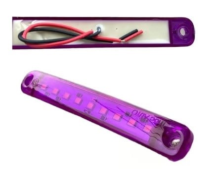 PARMAK LED 12V 9 LEDLİ MOR KOD:TH-915