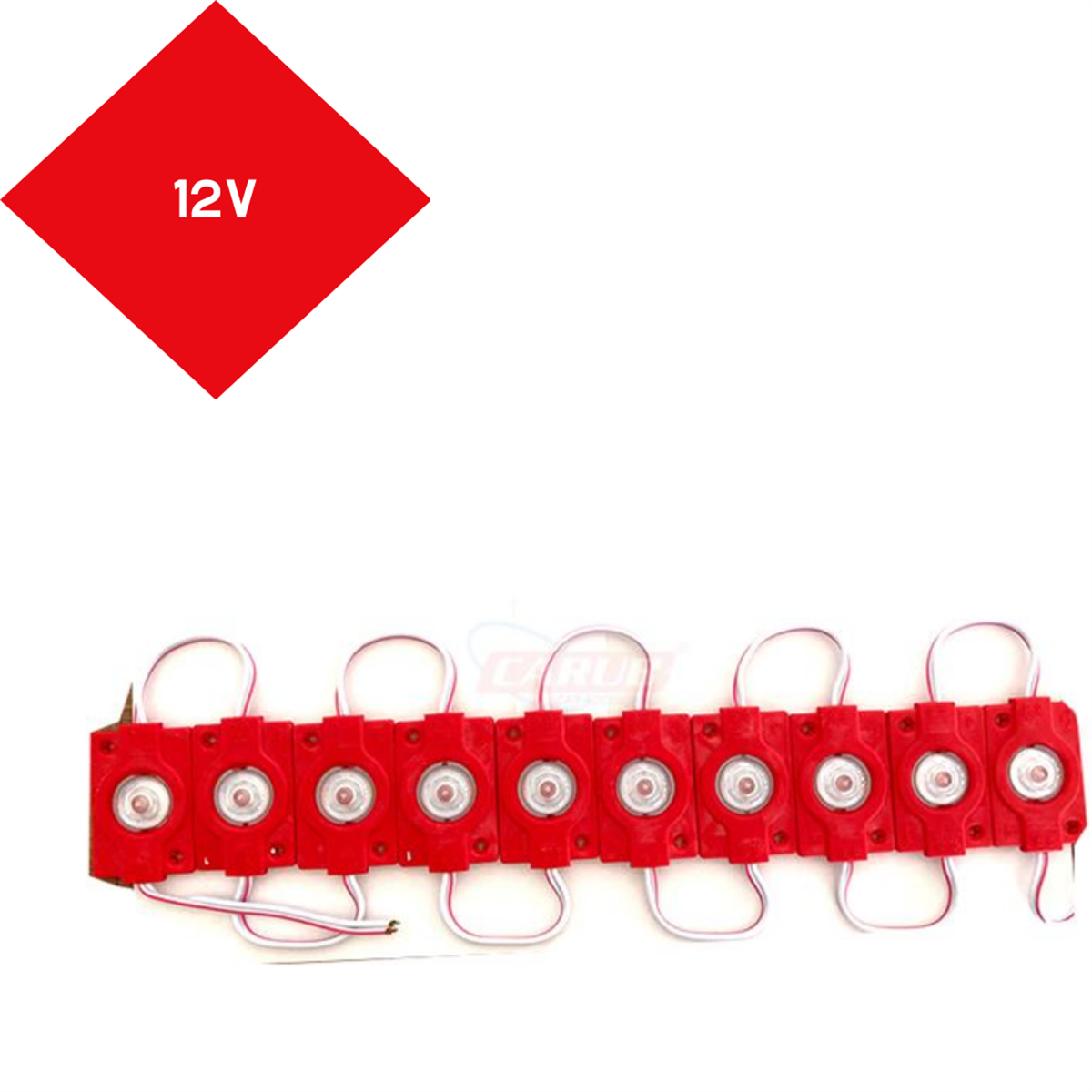 PARMAK LED 12V MERCEKLİ KIRMIZI BÜYÜK ÇİPLİ KOD:0409947
