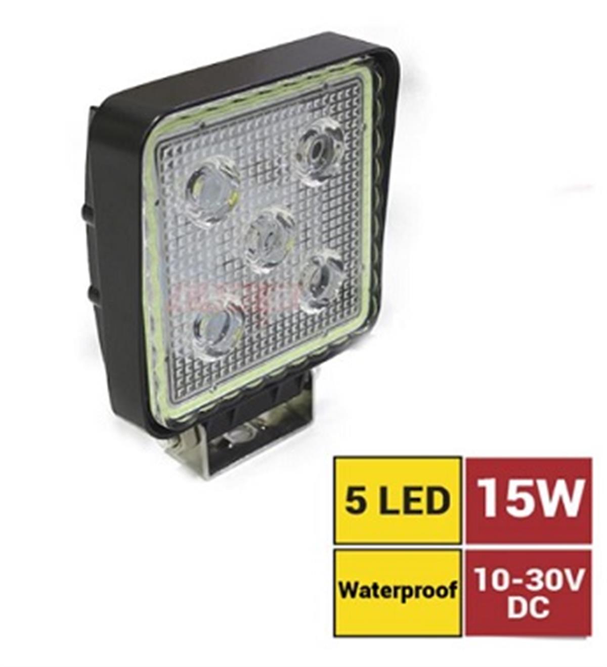 PROJEKTÖR ÇAKAR ANGEL 10-30V 15W 5 LED METAL KOD: 3010559