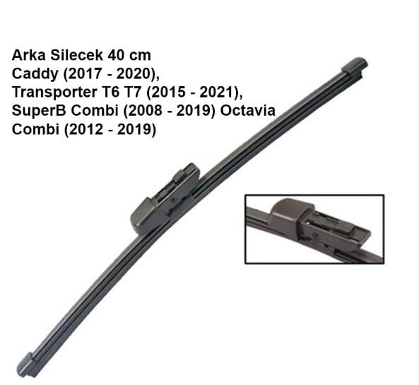 SİLECEK ARKA CADDY  T6-T7 LEON 13 SONRASI SUPER B HB 400MM KOD:96-11