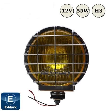 SİS LAMBASI 12V YUVARLAK 4X4 KROM JUMBO BEYAZ 20X10CM KOD:3018002