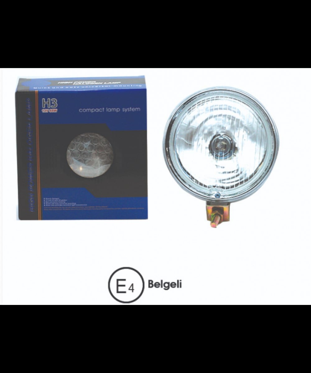 Sis Lambası Krom Oben Yuvarlak 17CM Beyaz Emark Belgeli 3006903