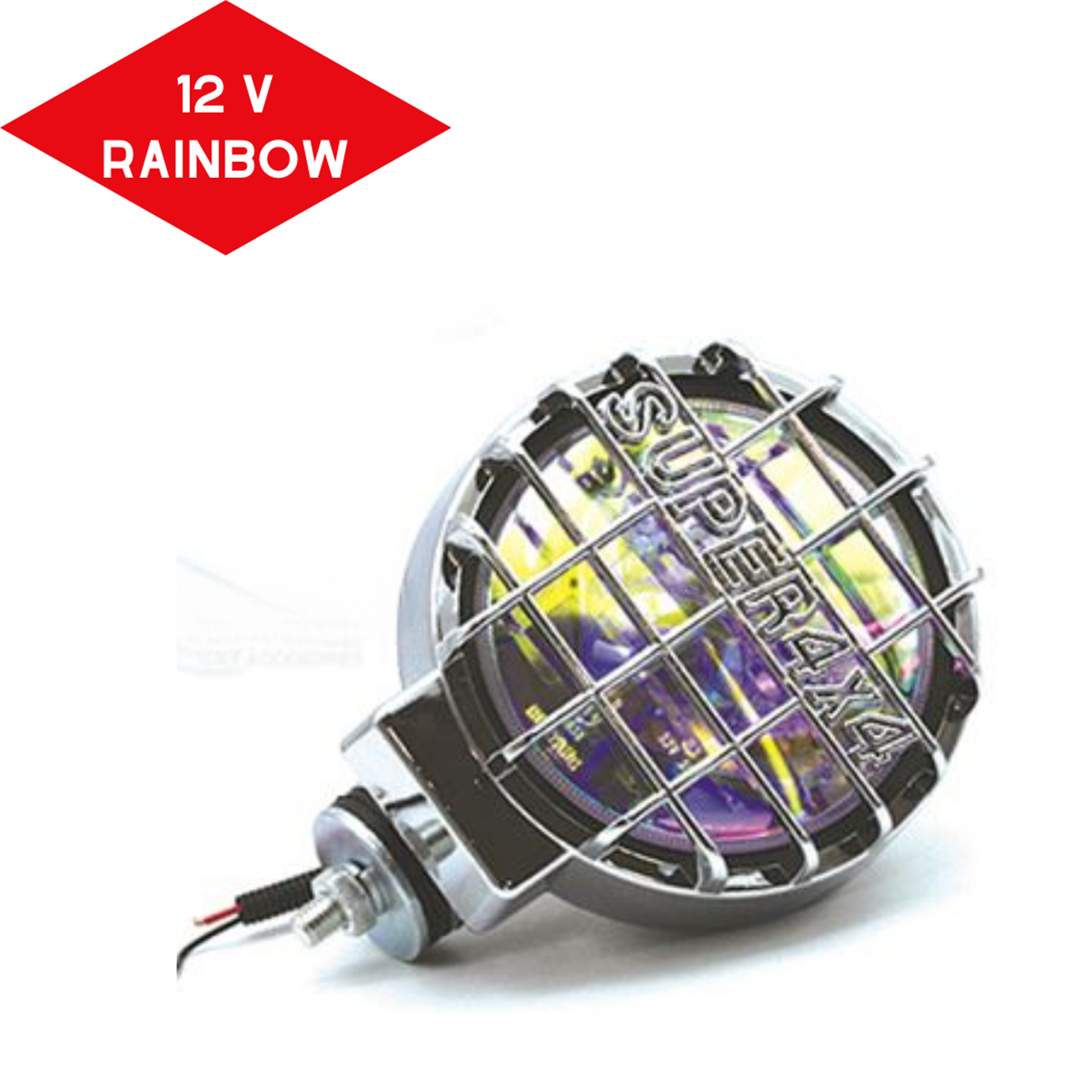 SİS LAMBASI-OFF ROAD RAİNBOW YUVARLAK 4X4 NİKELAJ ADET KOD:3017001