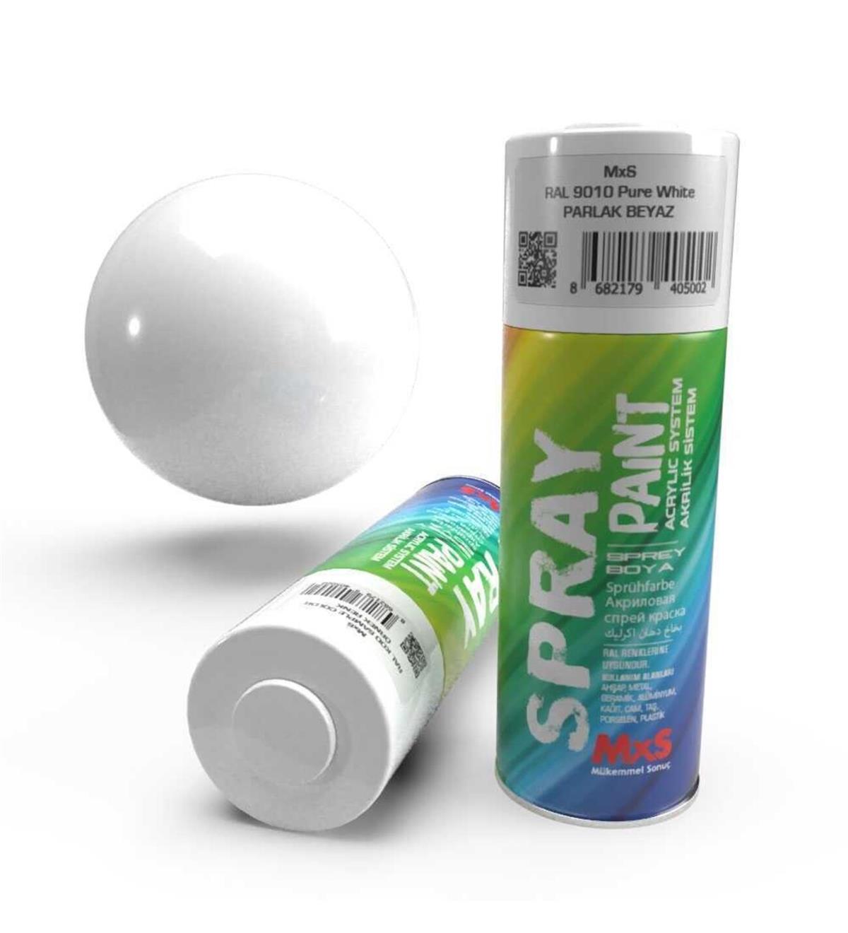 SPREY BOYA 400 ML PARLAK BEYAZ KOD:AKÇ