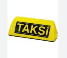 TAKSİ LEVHASI CAMI SARI YAZILI KOD:TKS4