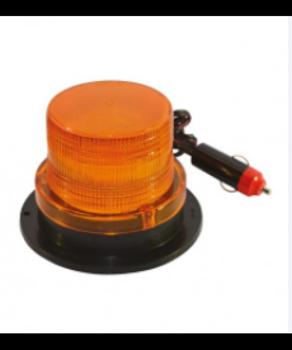 Tepe Lambası Mıknatıslı Sarı  K.Çakar 12v-24 Çakar Tipi Çakmak Fişli TAS063
