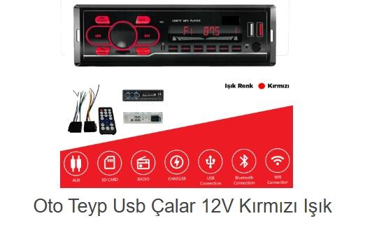 TEYP SABİT PANEL P.125 USB-AUX KOD:US101