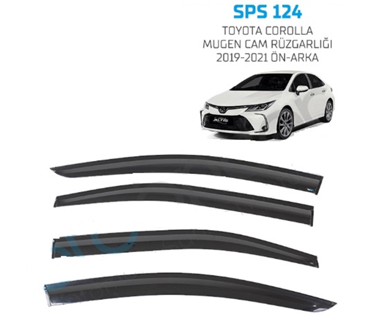 TOYOTA COROLLA MUGEN CAM RÜZGARLIĞI 2019-2021ÖN-ARKA  SPS124