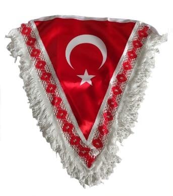 ÜÇGEN BEZ BAYRAK XL 60CMX57CM KOD:800501012