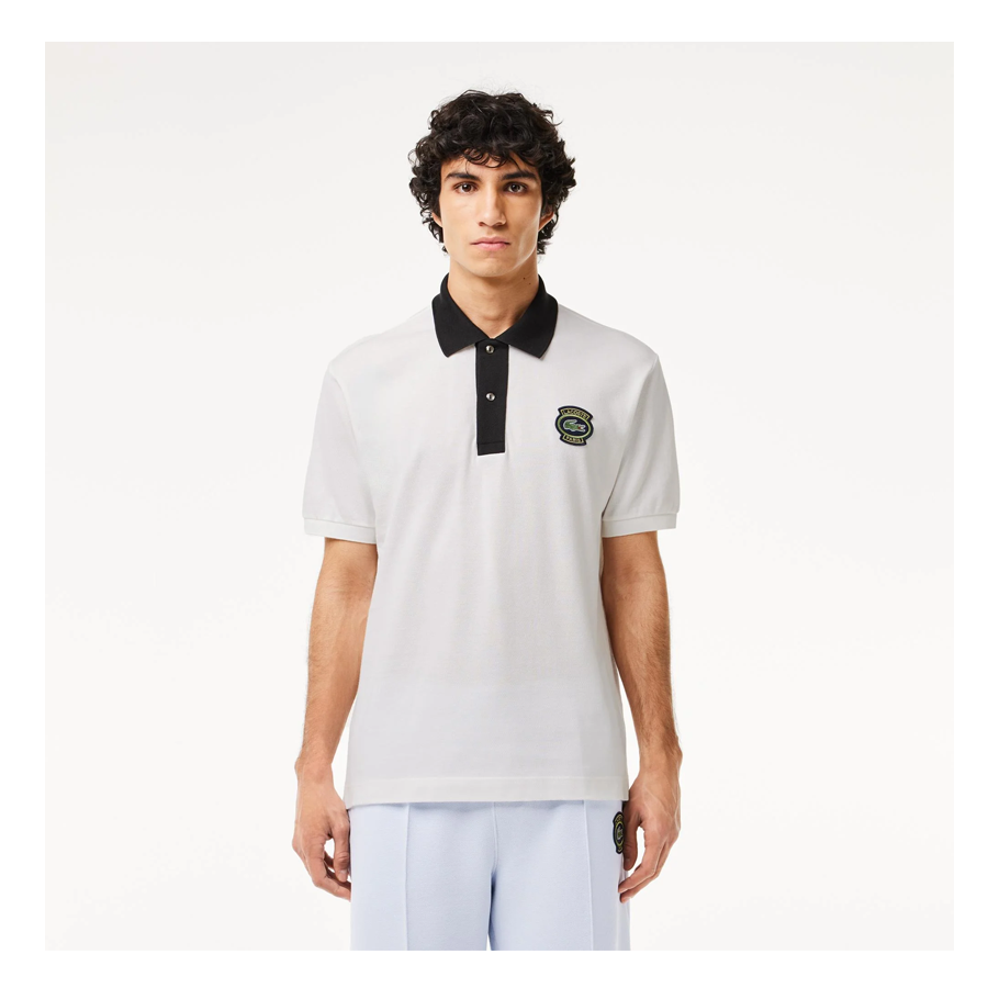 Lacoste Erkek Regular Fit Organik Pamuk Beyaz Polo