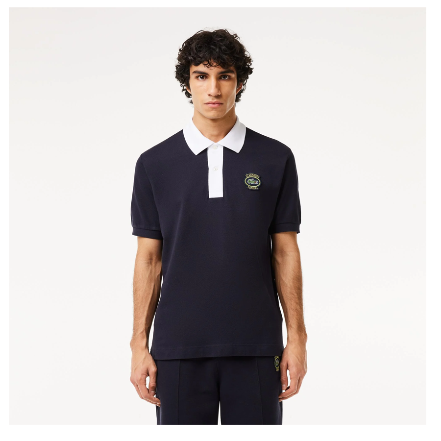 Lacoste Erkek Regular Fit Organik Pamuk Beyaz Polo