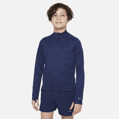 Nike Dri-FIT Multi Tech Yarım Fermuarlı Genç Erkek Çocuk  Antrenman Üstü