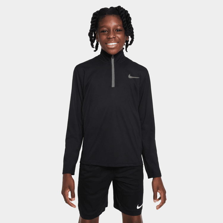 Nike Dri-FIT Poly+ Fermuarlı Büyük  Erkek  Çocuk Antrenman Üstü