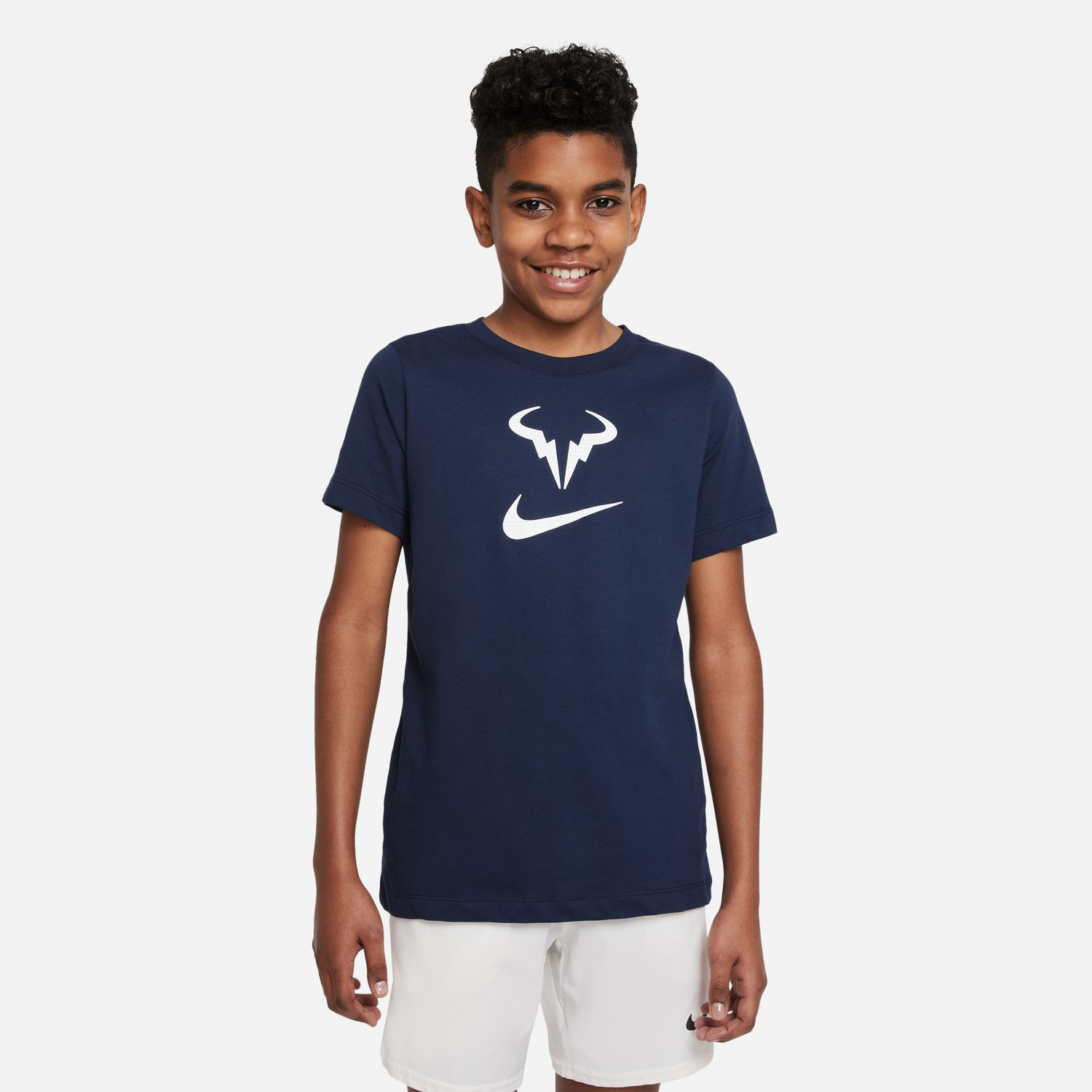 Nike Dri-Fit Rafa Erkek Çocuk Tenis Tişörtü