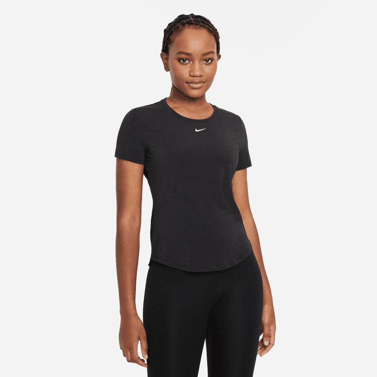 Nike Dri-FIT UV One Luxe Standart Kesim Kısa Kollu Kadın Üstü