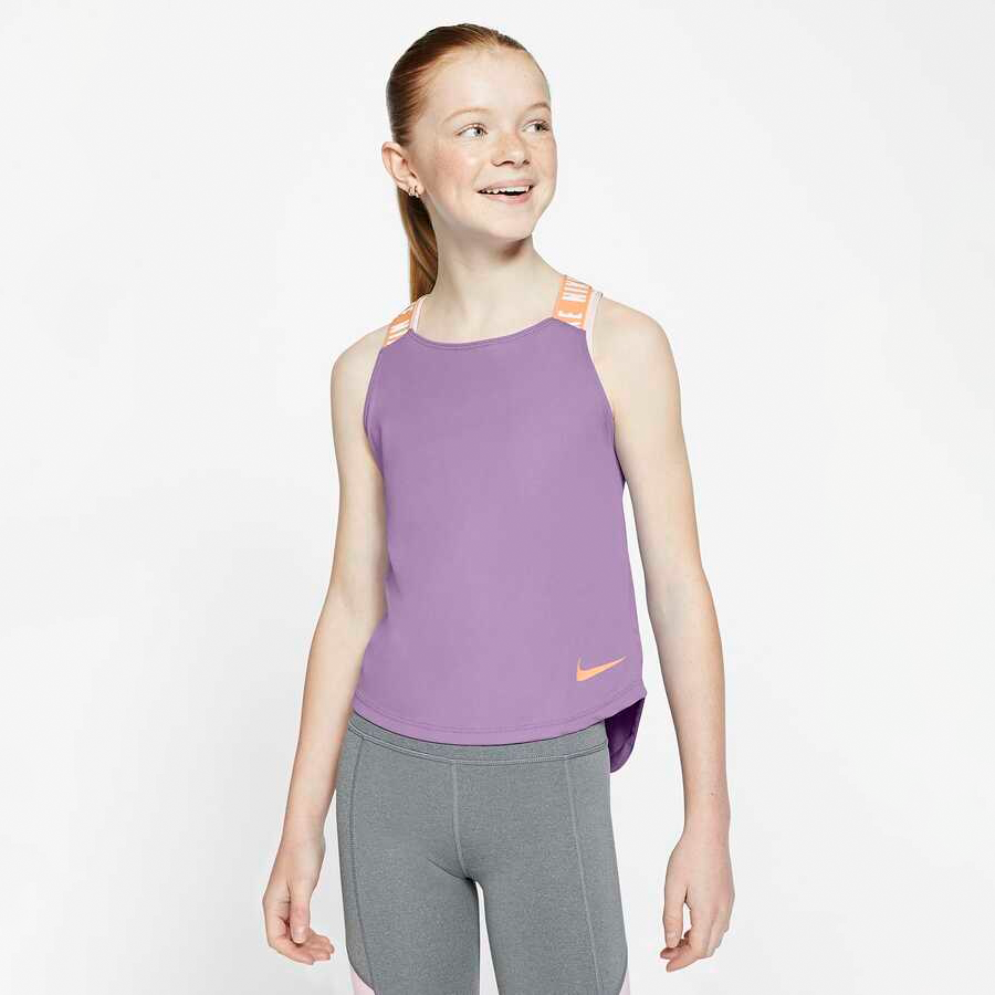 Nike Dry-FIT Tank Elastika Kız Çocuk Antrenman Atleti