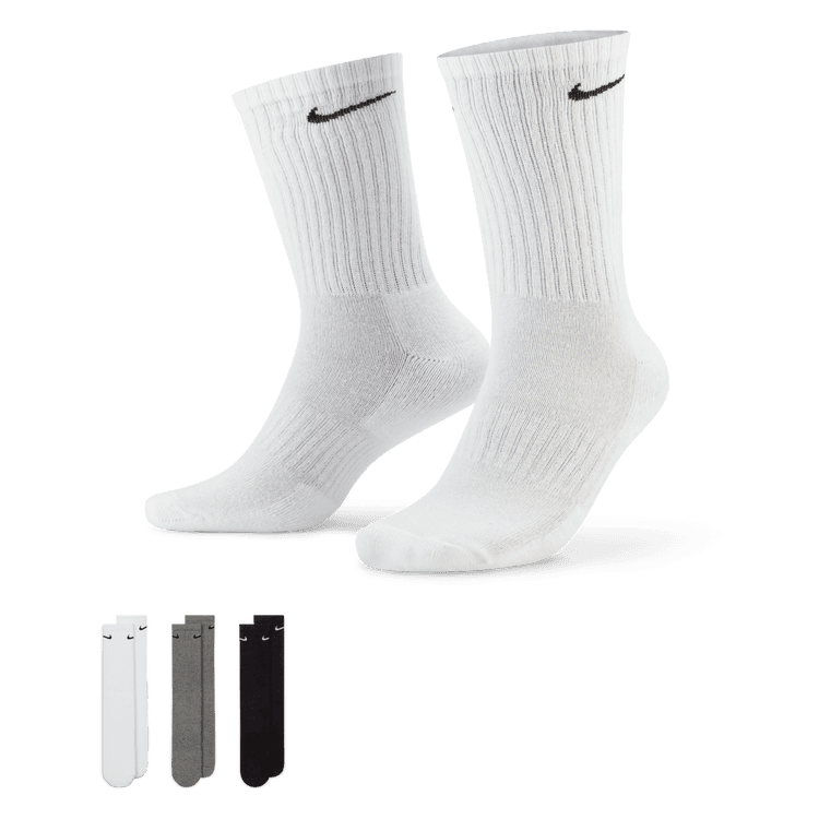 Nike Everyday Cushioned Crew Antrenman Çorabı 3'lü Set