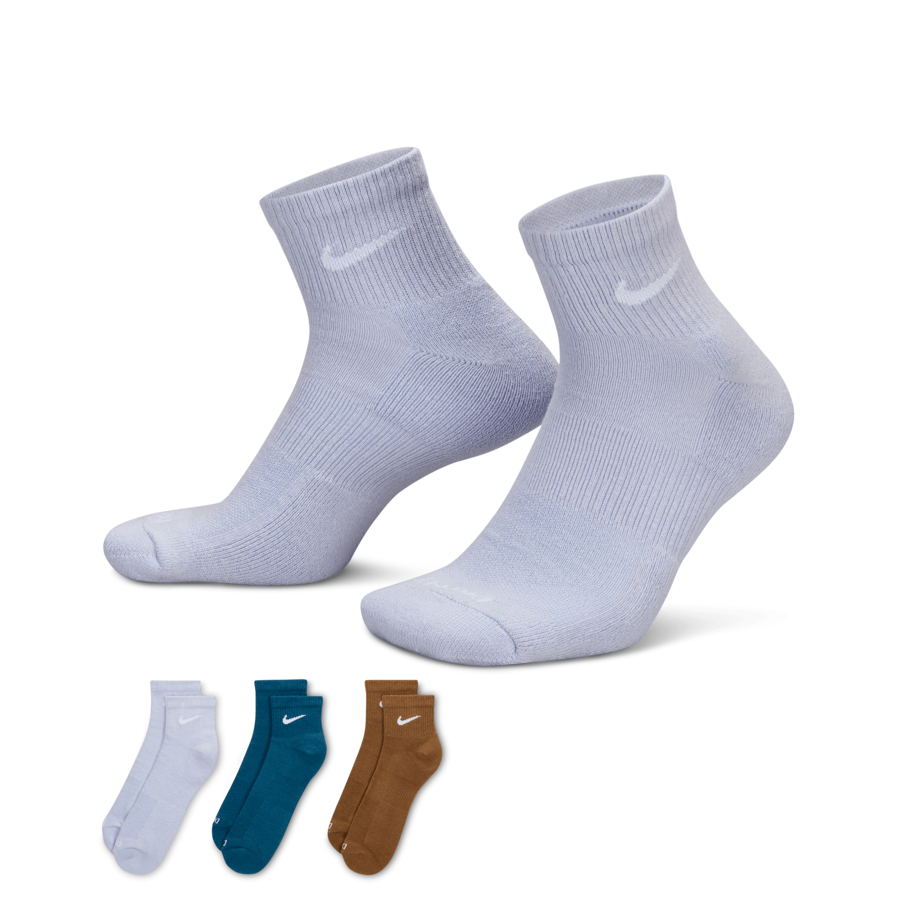 Nike Everyday Plus Antrenman Yastıklı Bilek Çorapları (3 Çift)