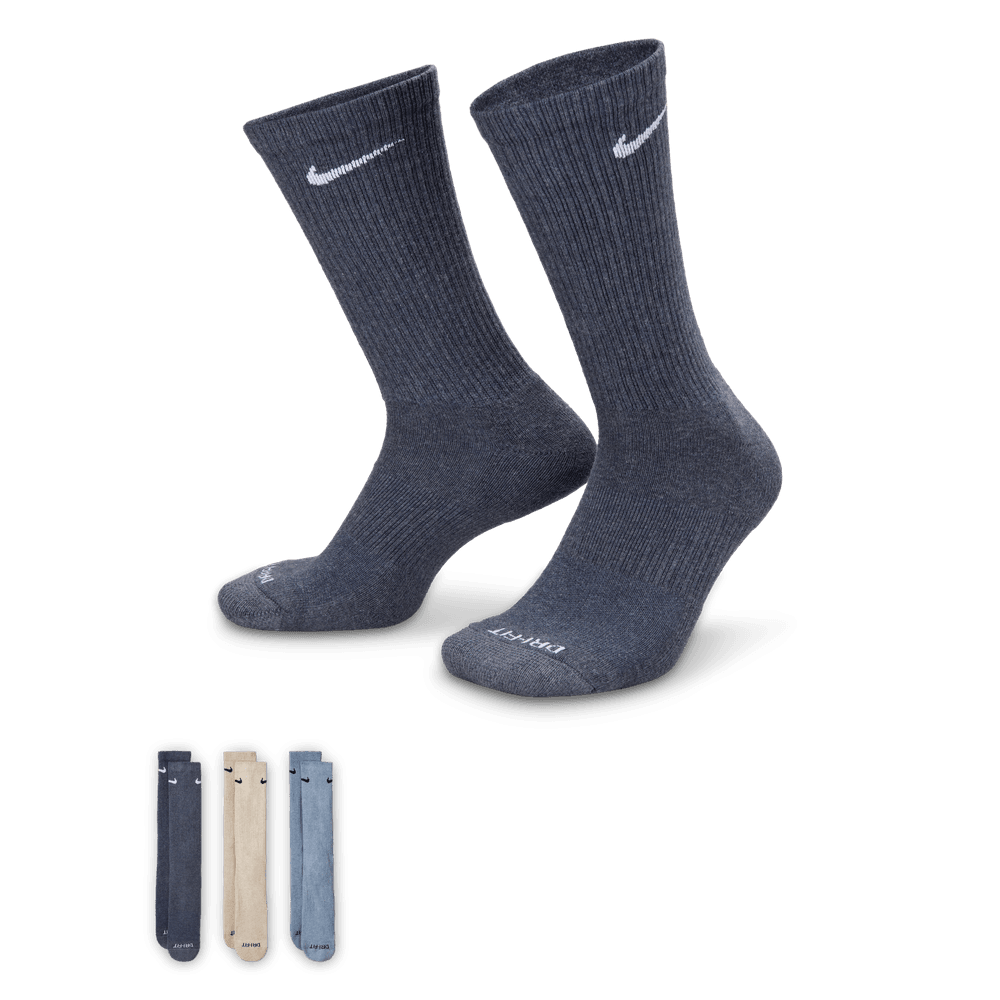 Nike Everyday Plus Cushioned Crew Antrenman Çorabı 3'lü Set