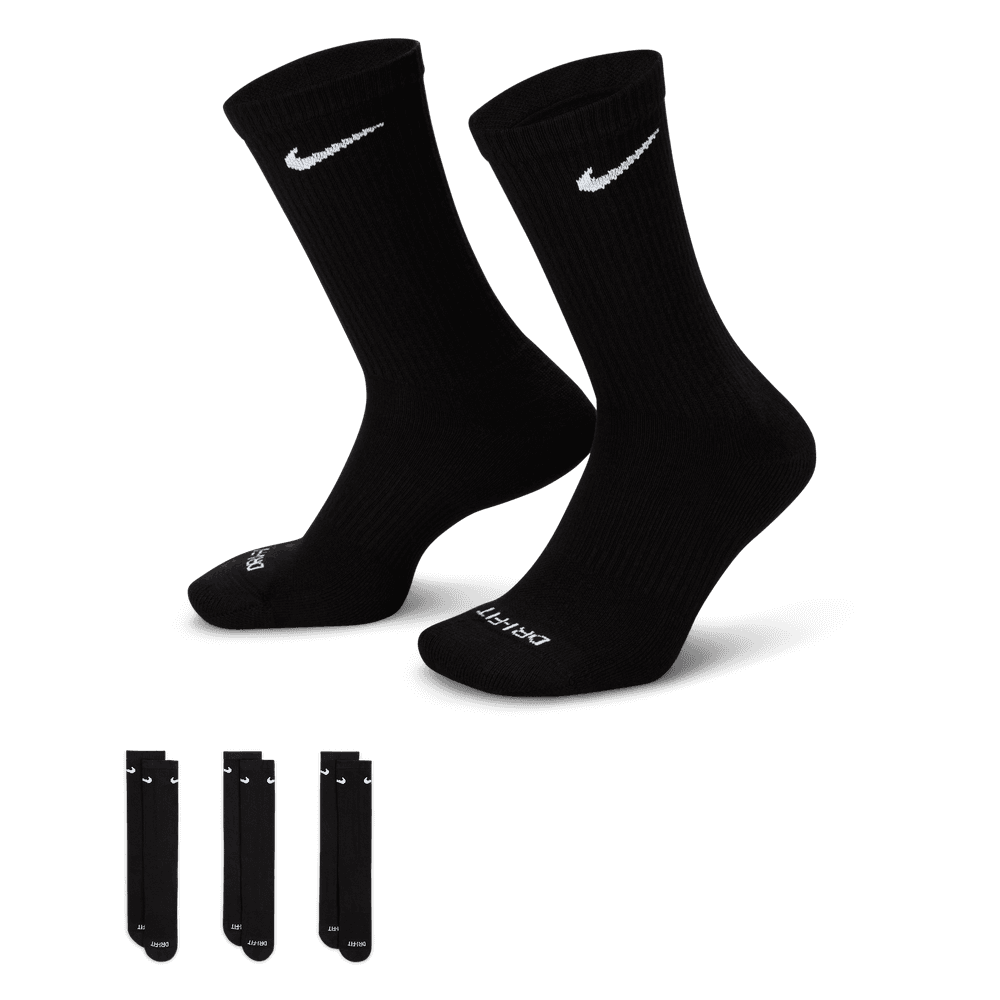 Nike Everyday Plus Cushioned Crew Antrenman Çorabı 3'lü Set