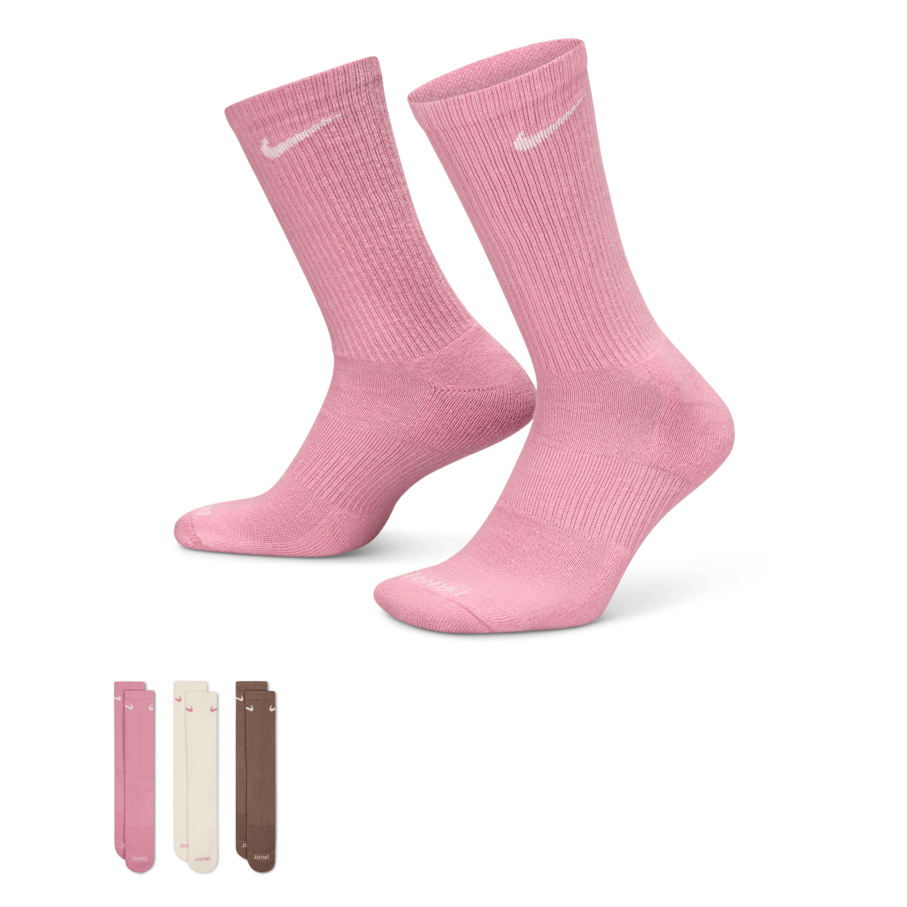 Nike Everyday Plus Cushioned Crew Antrenman Çorabı 3'lü Set