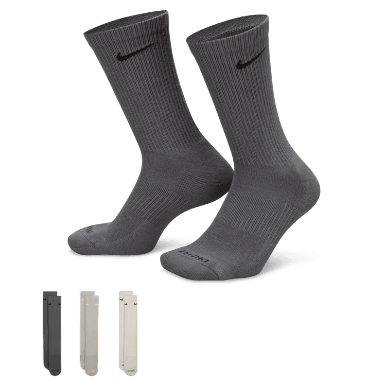 Nike Everyday Plus Cushioned Crew Antrenman Çorabı 3'lü Set