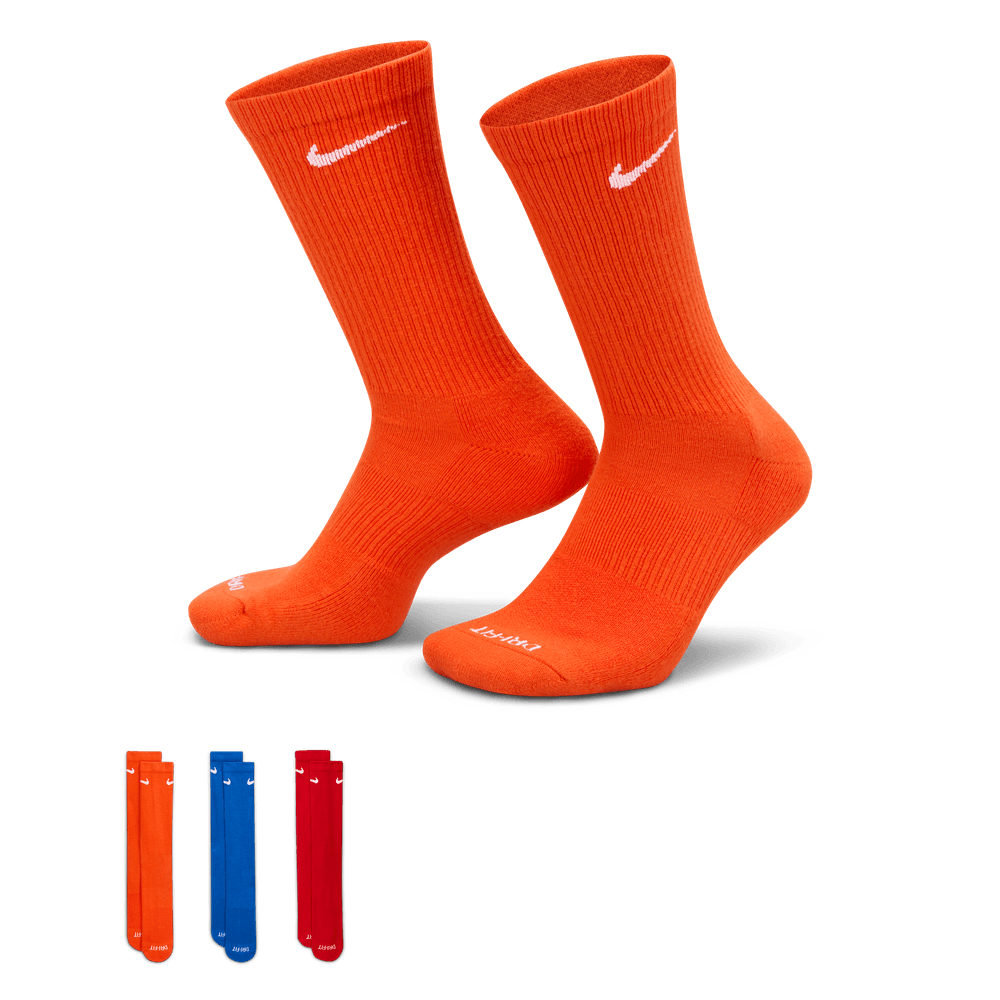 Nike Everyday Plus Cushioned Crew Antrenman Çorabı 3'lü Set