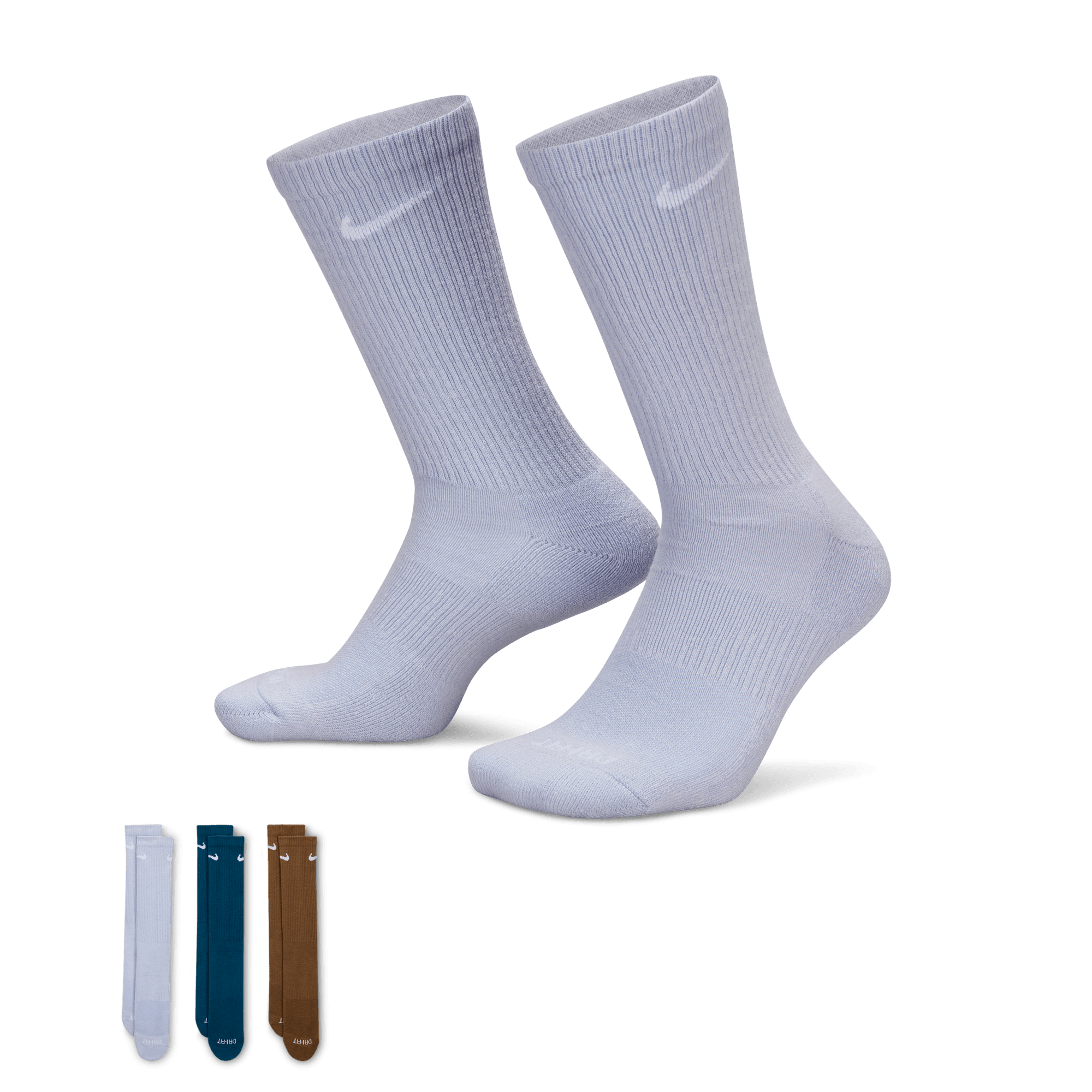 Nike Everyday Plus Cushioned Crew Antrenman Çorabı 3'lü Set