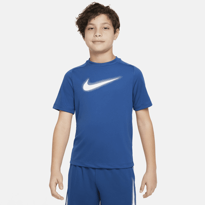 Nike Multi Dri-FIT Grafikli Genç Erkek Çocuk  Antrenman Üstü
