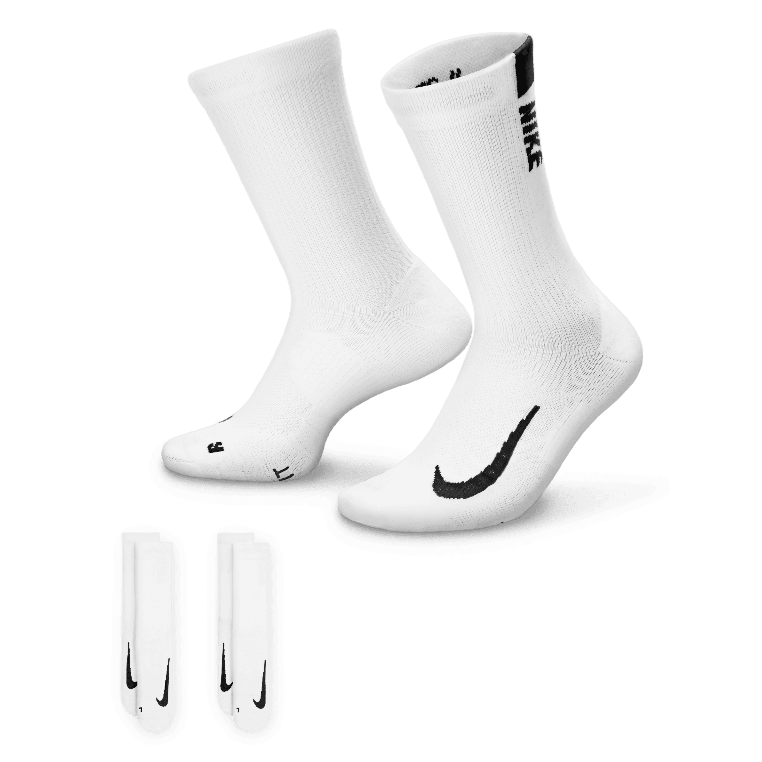 Nike Multiplier Crew Sock (2 Pairs)