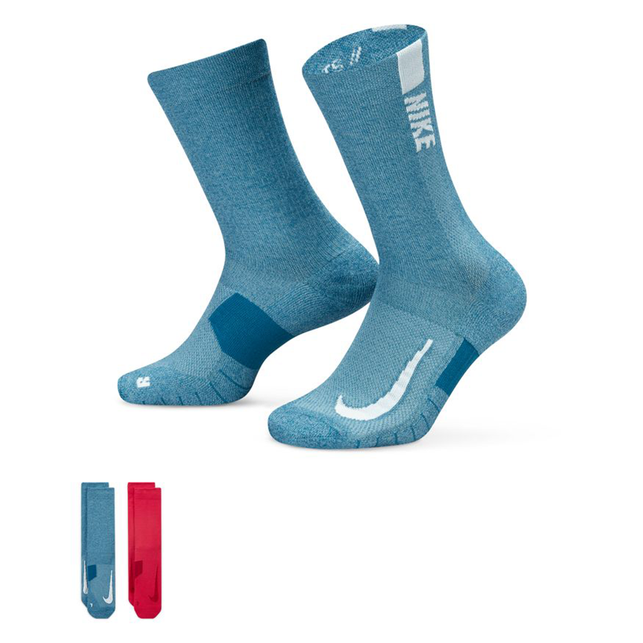 Nike Multiplier Crew Sock (2 Pairs)