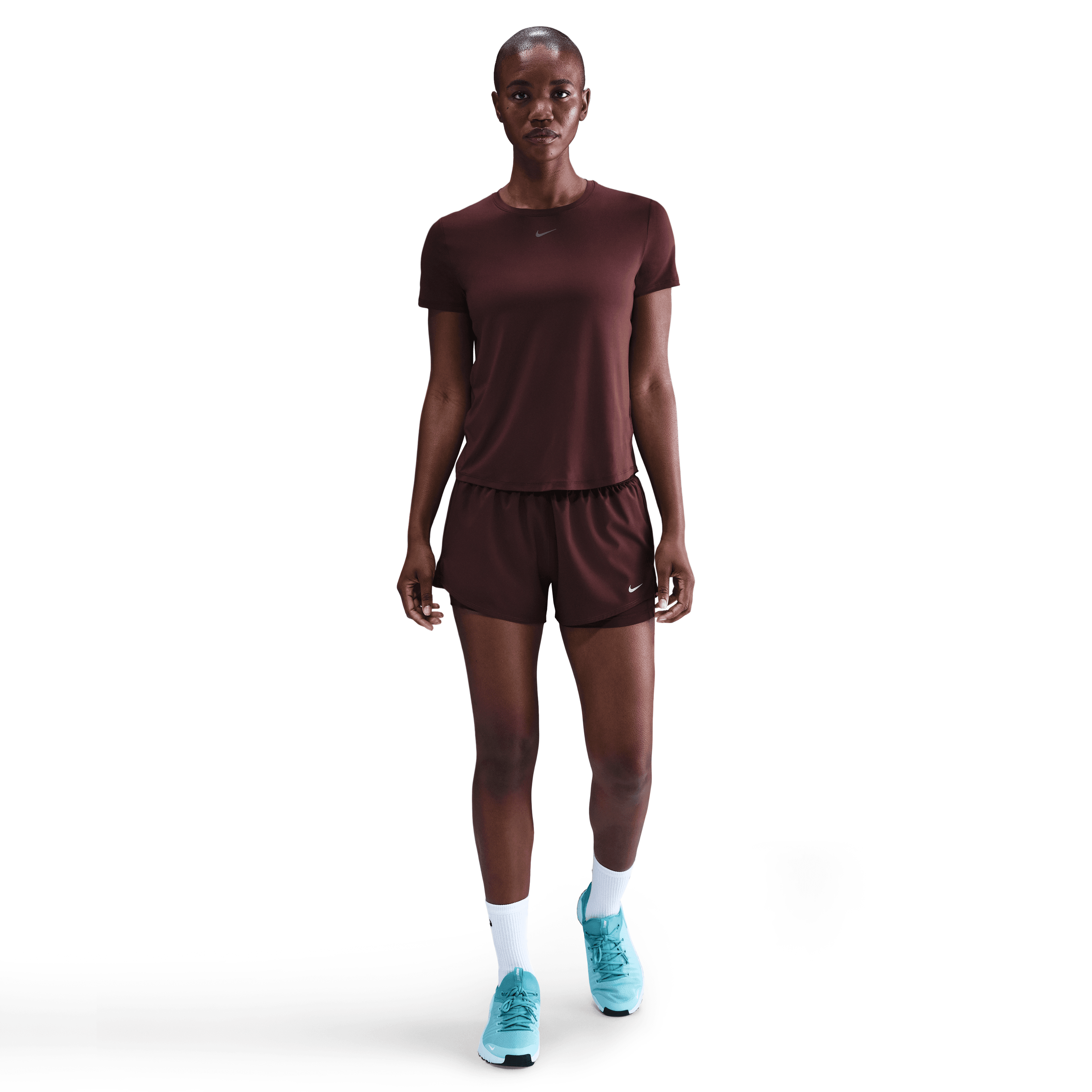 Nike One Dri-FIT Normal Belli 8 cm 2'si 1 Arada Kadın Şortu