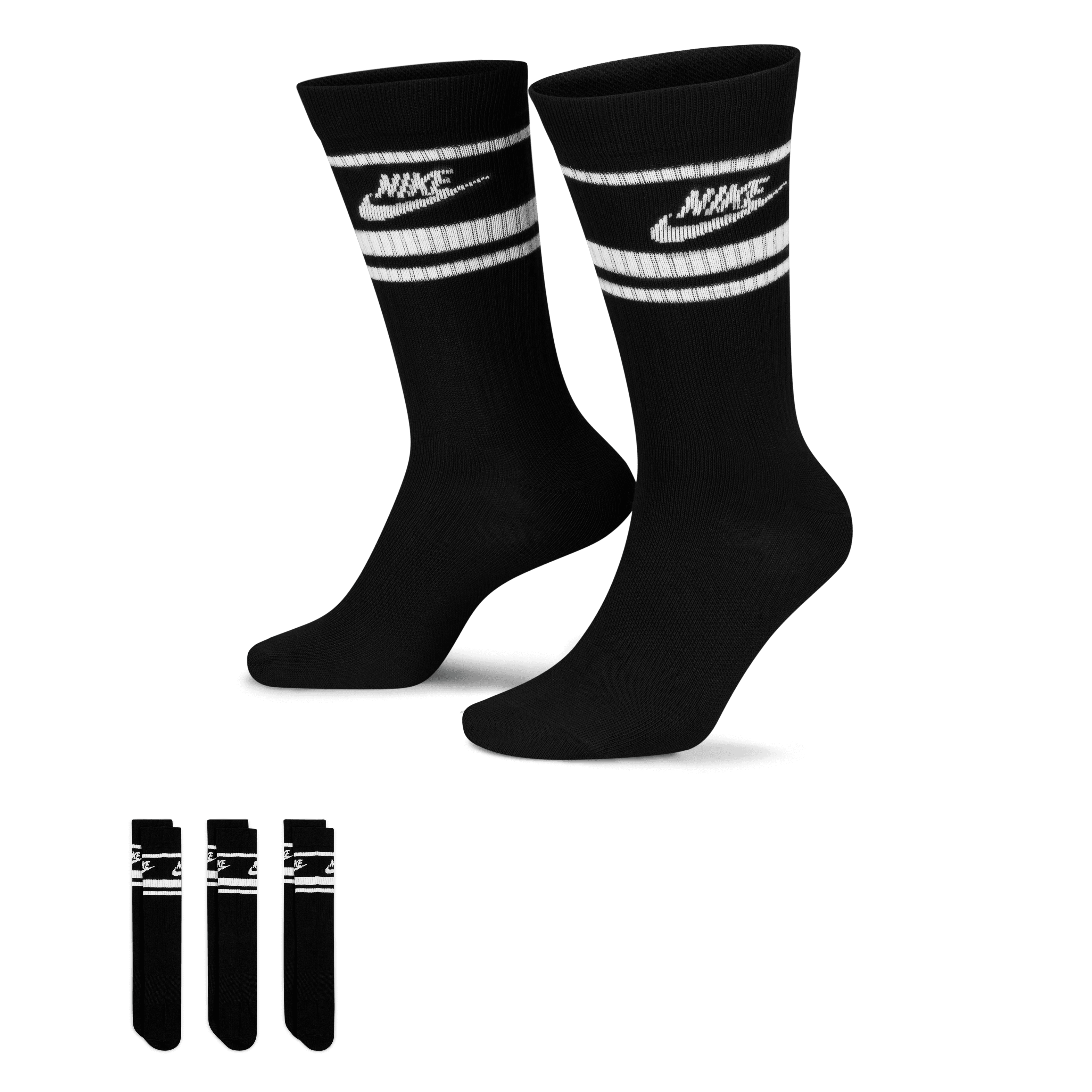 Nike Sportswear Dri-FIT Everyday Essential Crew Çoraplar 3 Çift