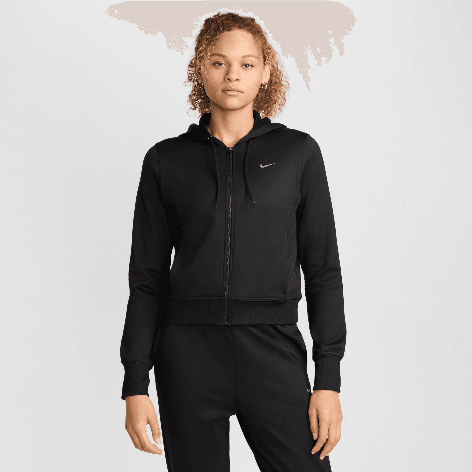 Nike Therma-FIT One Tam Boy Fermuarlı Kadın Kapüşonlu Üst