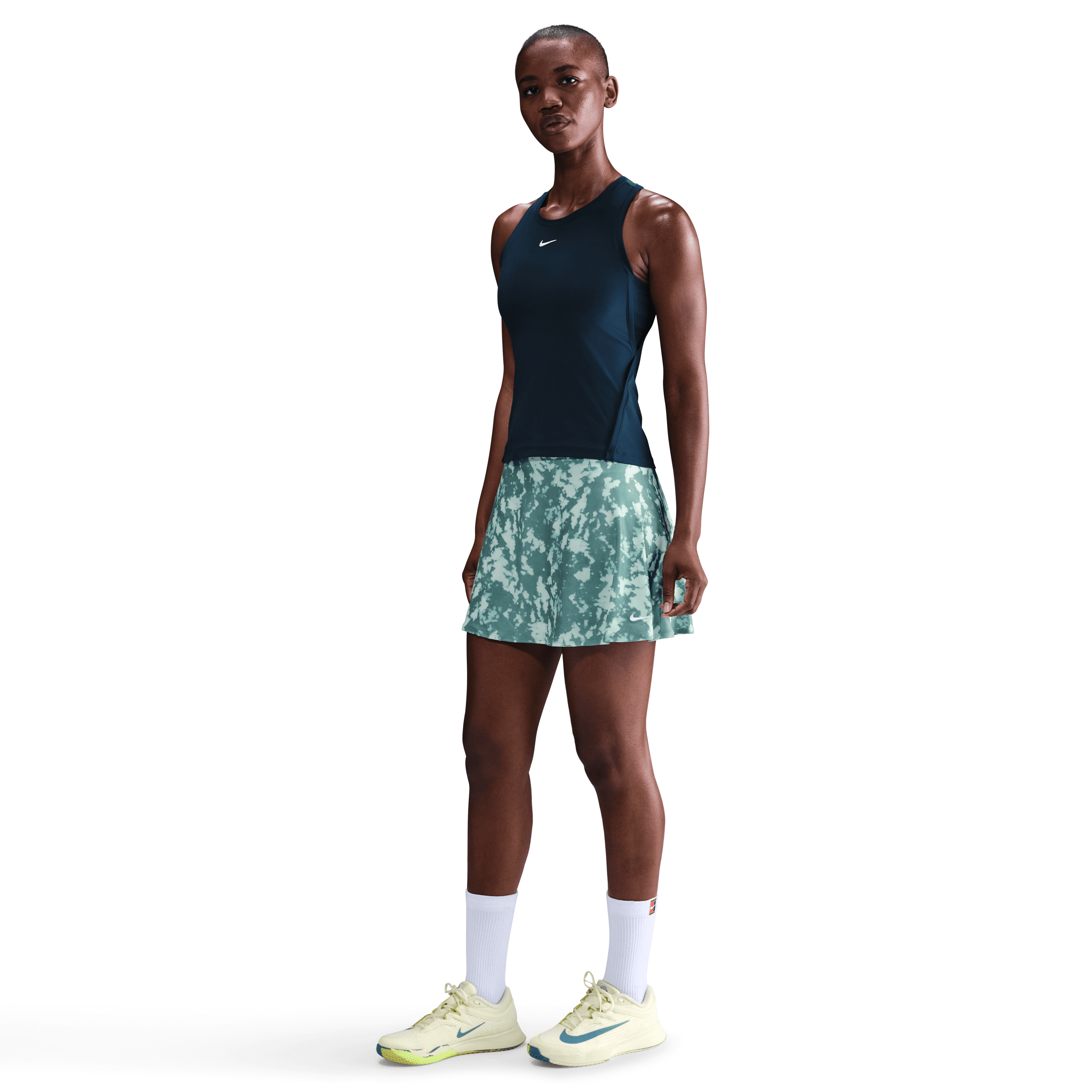 Nike Victory Normal Belli Fırfırlı Baskılı Kadın Eteği