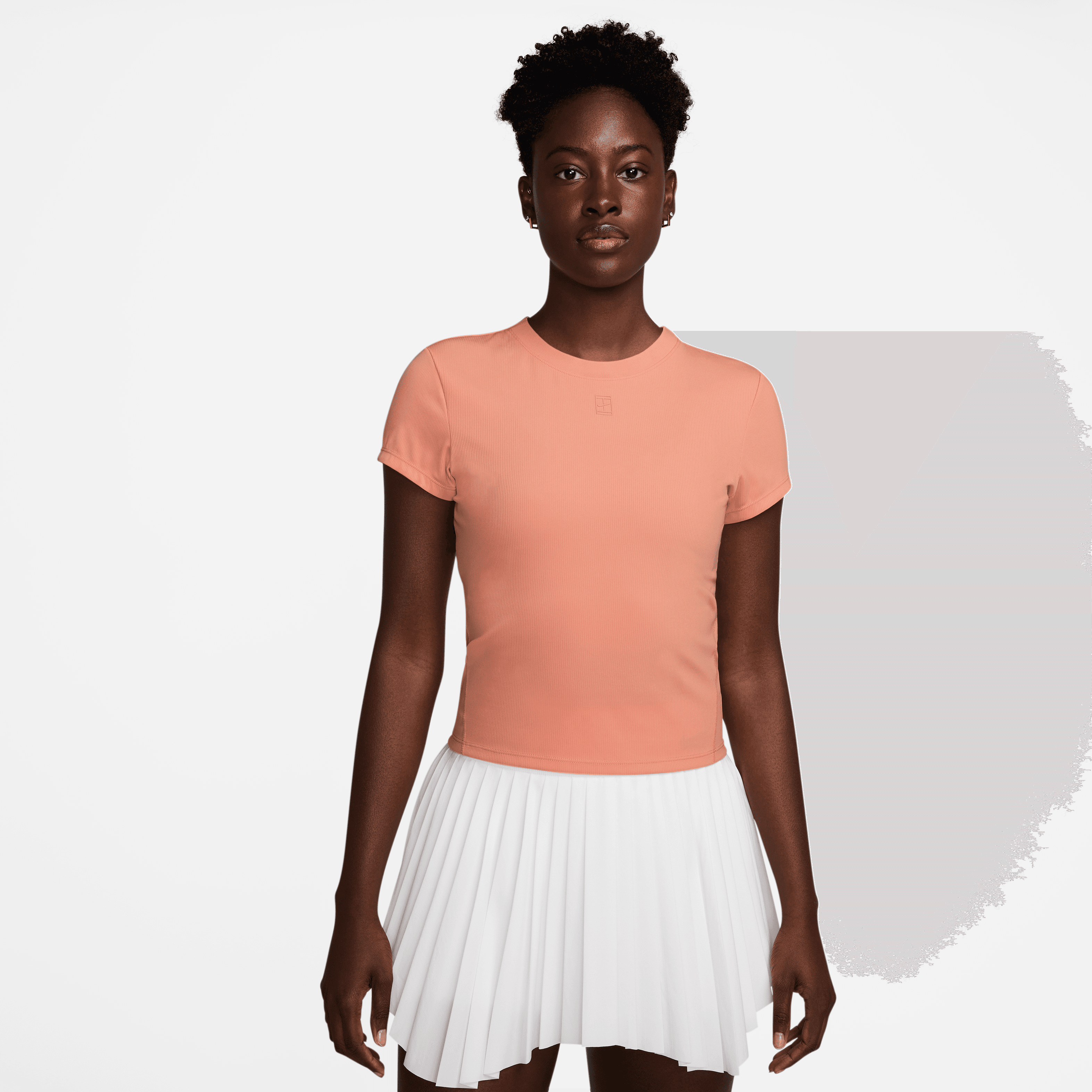 NikeCourt Advantage Dri-FIT Kısa Kollu Kadın Tenis Üstü