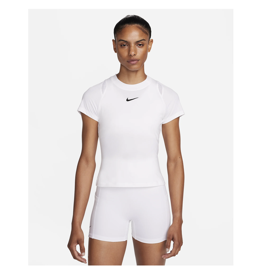 NikeCourt Advantage Dri-FIT Kısa Kollu Kadın Tenis Üstü