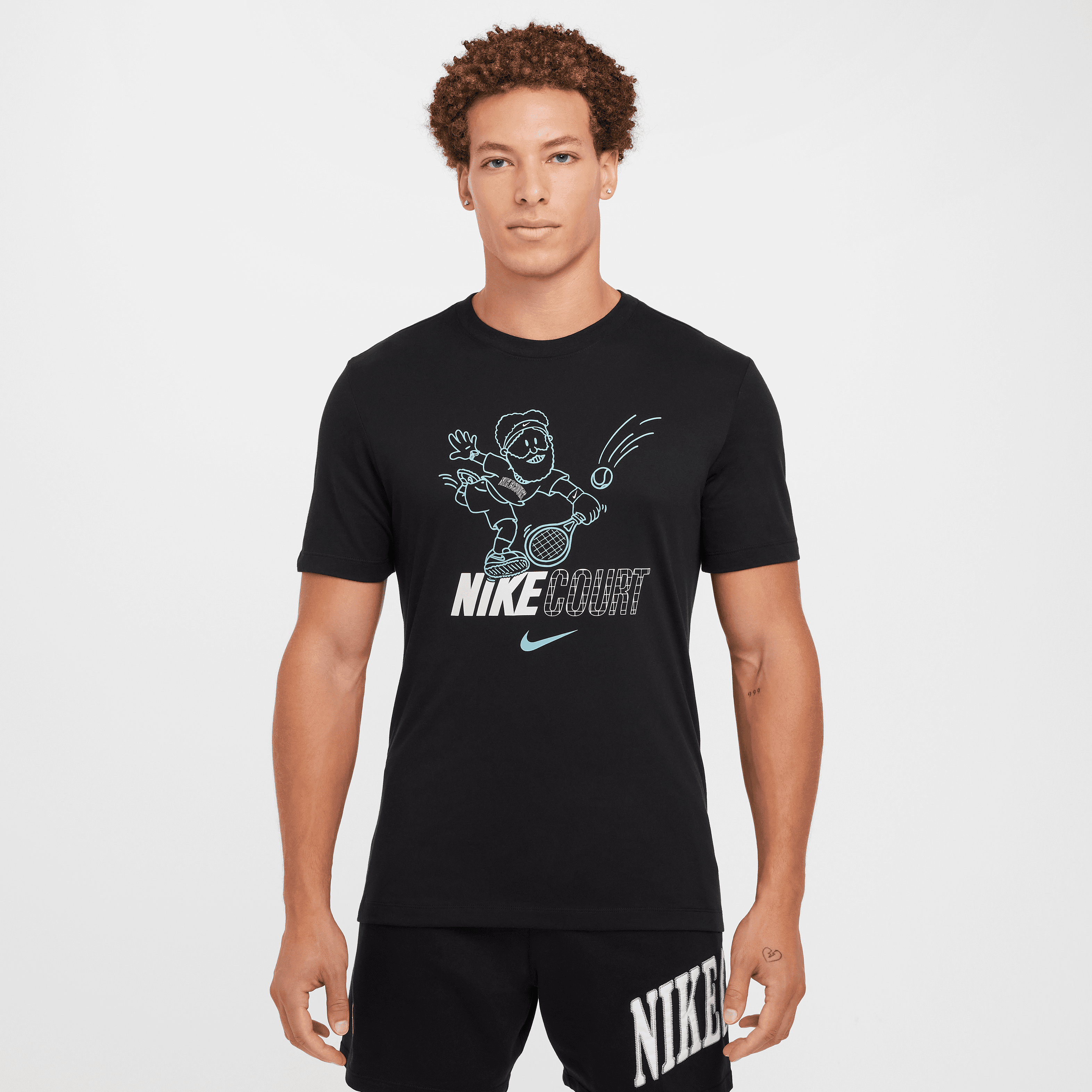 NikeCourt Dri-FIT Erkek Tenis Tişörtü