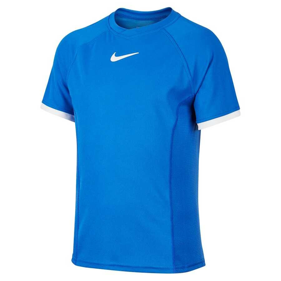 NikeCourt Dri-FIT Genç Erkek Çocuk Tenis Tişörtü