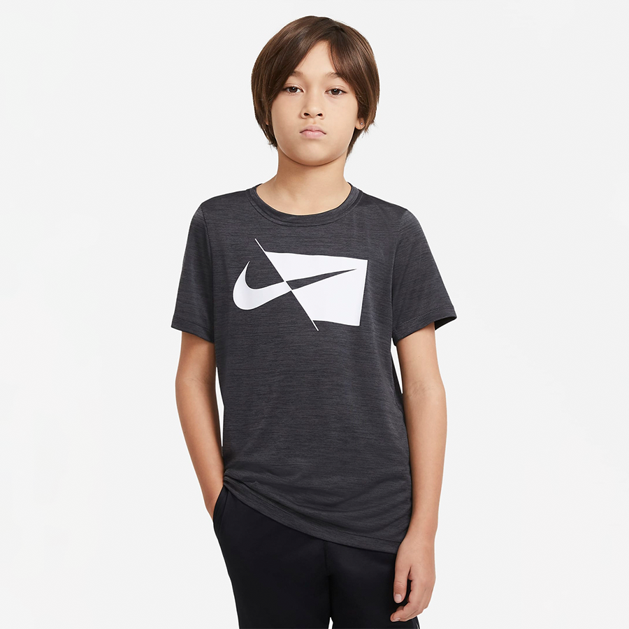 NikeCourt Genç Erkek Çocuk Kısa Kollu Tişört