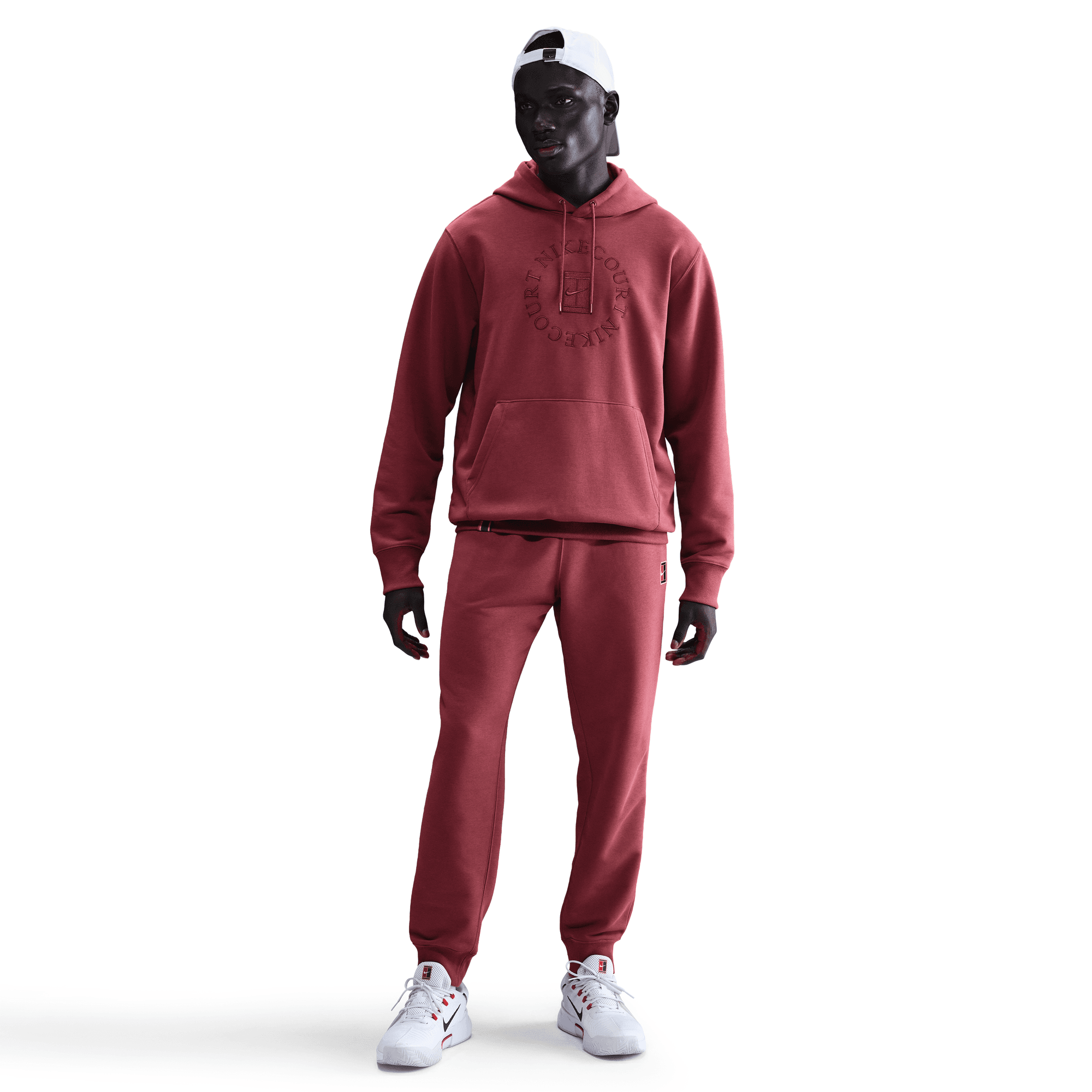 NikeCourt Heritage Dri-FIT Fransız Havlu Kumaşı Erkek Kapüşonlu Tenis Sweatshirt'ü