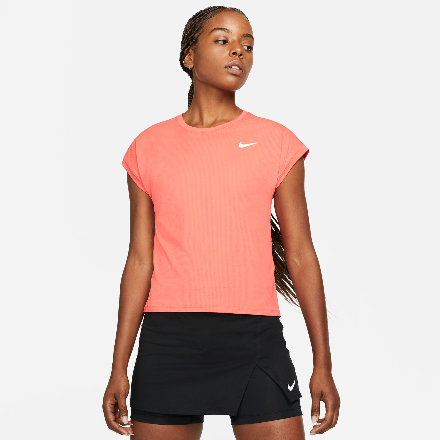 NikeCourt Victory Kadın Kısa Kollu Tenis Üstü