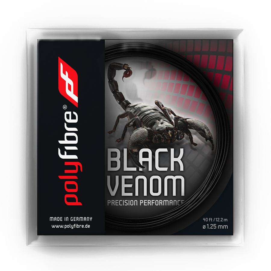 Polyfibre Black Venom 12.2m 1.30mm Set Kordaj Teli