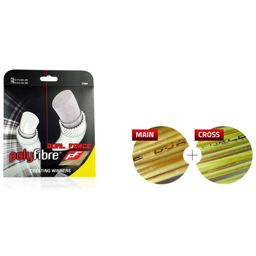 Polyfibre Dual Force Hibrit 12.2m Set Kordaj Teli