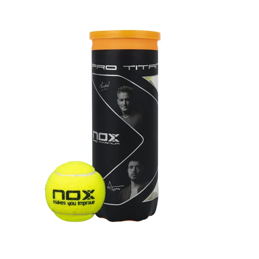 TUBES OF 3 PRO TITANIUM BALLS