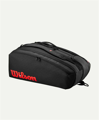 Wilson Tenis Çantası Clash V3 15PK Raket Bag Black/Infrared
