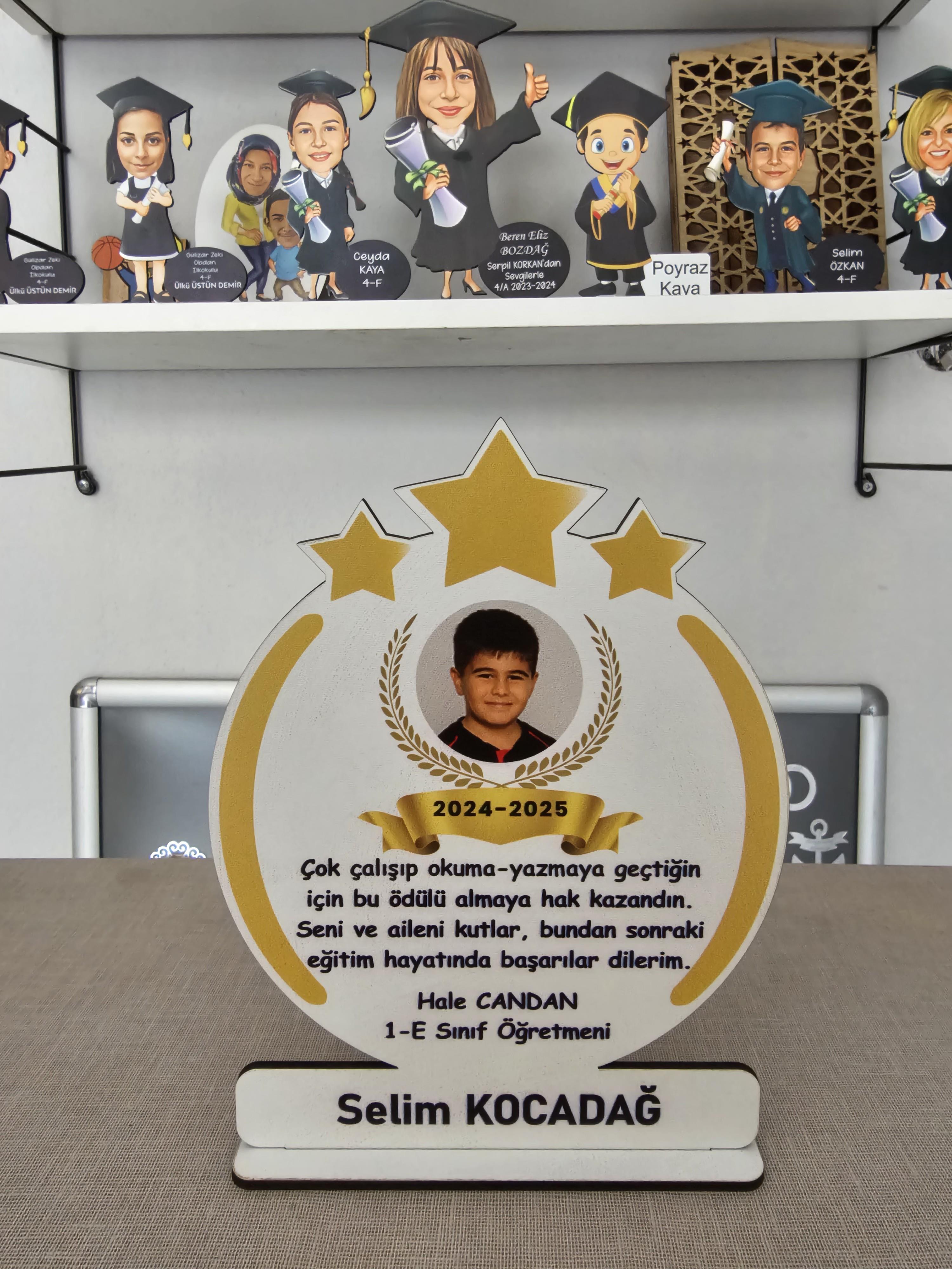 Kişiye Özel Fotoğraflı Okuma Bayramı Plaketi