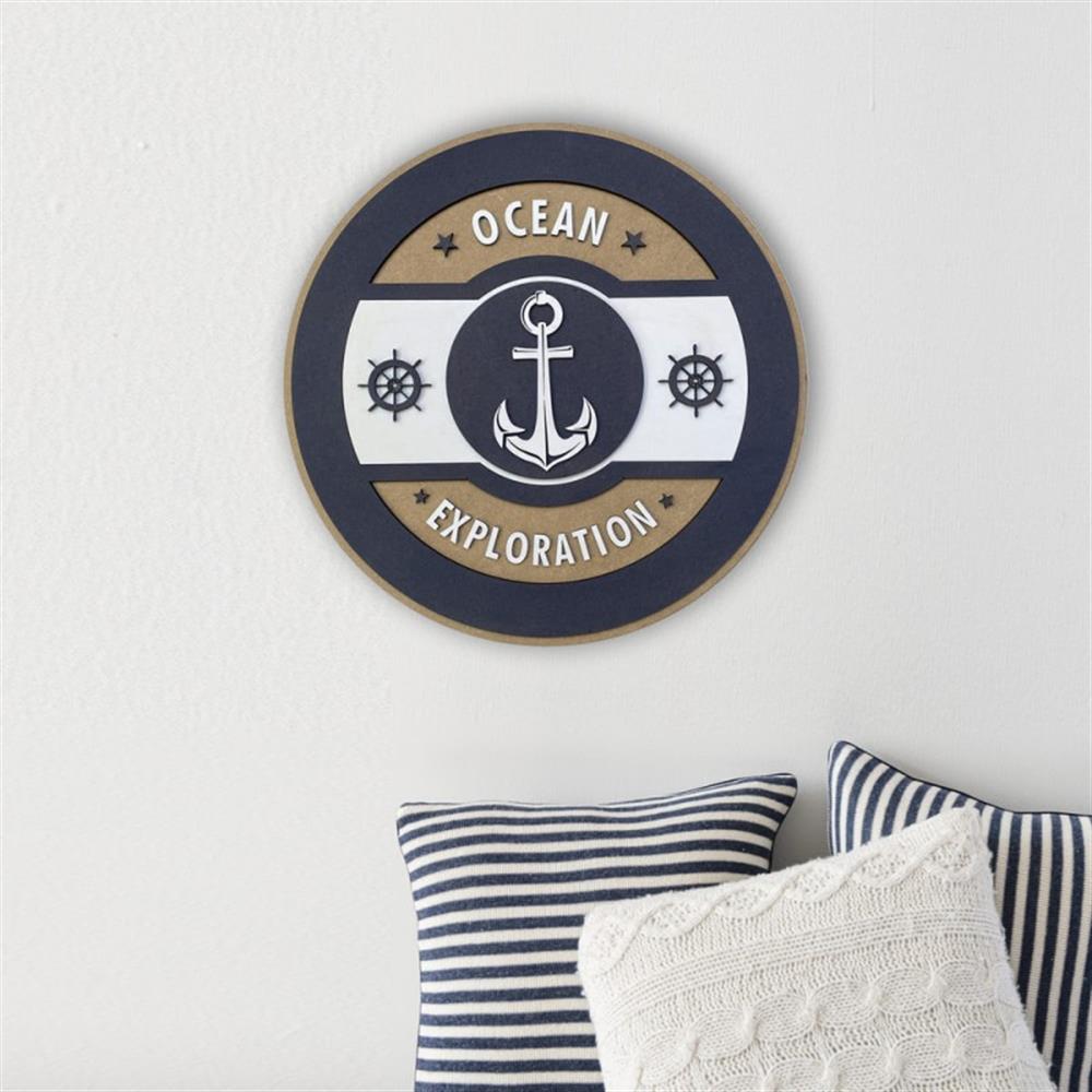 Ahşap Deniz Çapası Duvar Dekoru