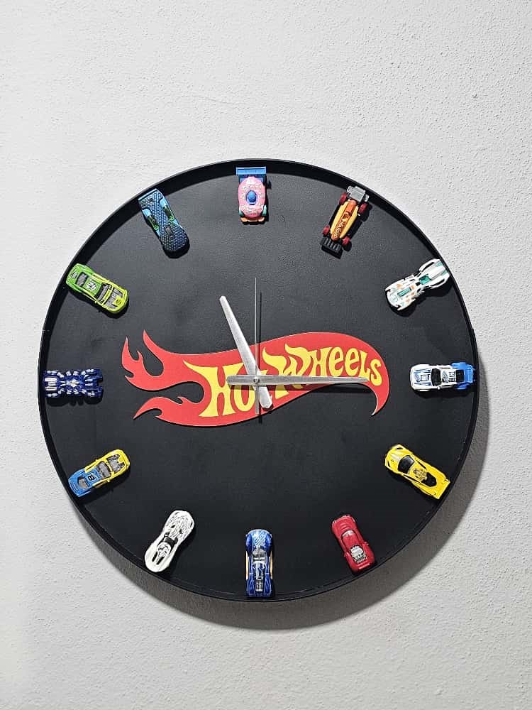 Hotwheels Temalı Duvar Saati